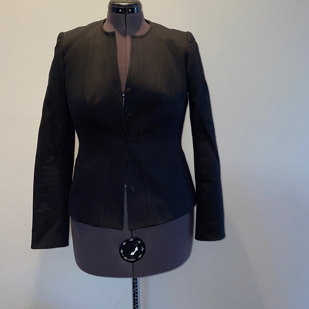 Elie Tahari black suit jacket